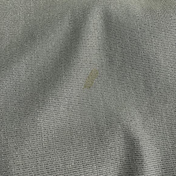 PACO RABANNE 4 Silver Viscose Blend Cap Sleeves Asymmetrical Midi Cocktail Dress - Picture 6 of 6